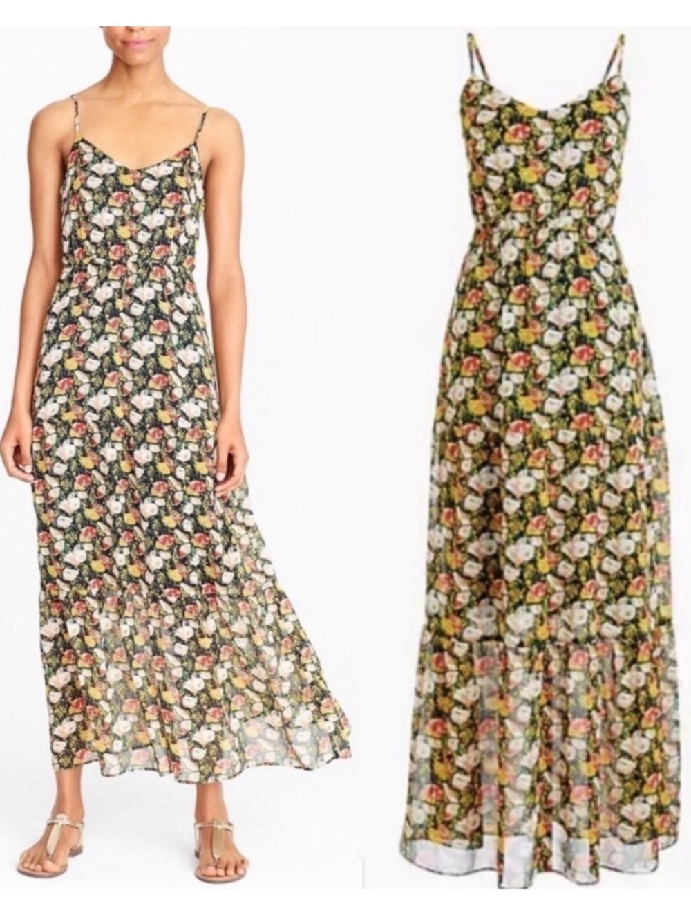 J Crew Mercantile Floral Maxi Dress, size 4